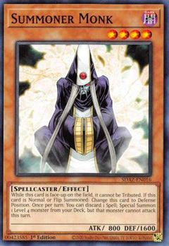 Summoner Monk (SDAZ-EN016) - Structure Deck: Albaz Strike 1st Edition-1