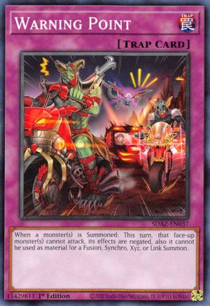 Warning Point (SDAZ-EN037) - Structure Deck: Albaz Strike 1st Edition-1