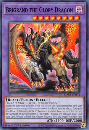 Brigrand the Glory Dragon (SDAZ-EN044) - Structure Deck: Albaz Strike 1st Edition-1