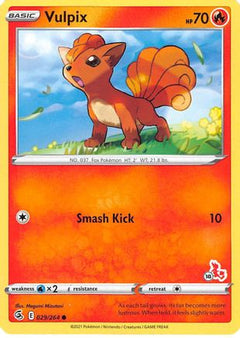 Vulpix - 029/264 (#18 Cinderace Stamped) - Battle Academy 2022-1