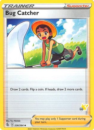 Bug Catcher - 226/264 (#46 Pikachu Stamped) - Battle Academy 2022-1