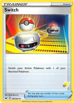 Switch - 183/202 (#52 Pikachu Stamped) 183 - Battle Academy 2022-1