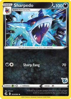 Sharpedo - 163/264 (Eevee Stamped) 163 - Battle Academy 2022-1