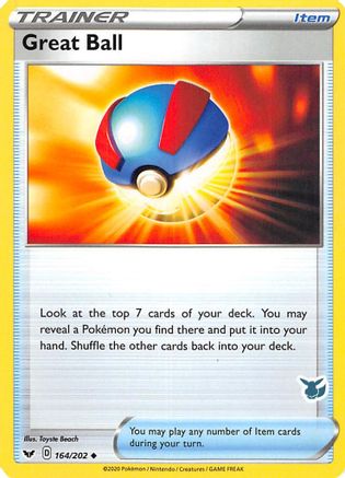 Great Ball - 164/202 (Eevee Stamped) 164 - Battle Academy 2022-1