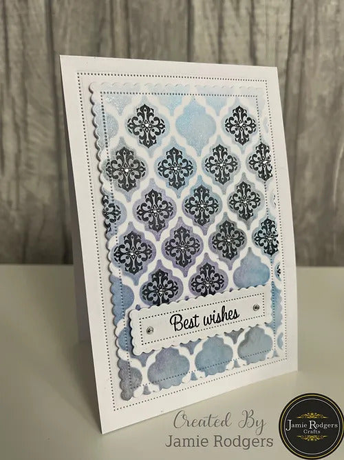 Jamie Rodgers Crafts - Ornate Tiles Stencil Set - Large-2