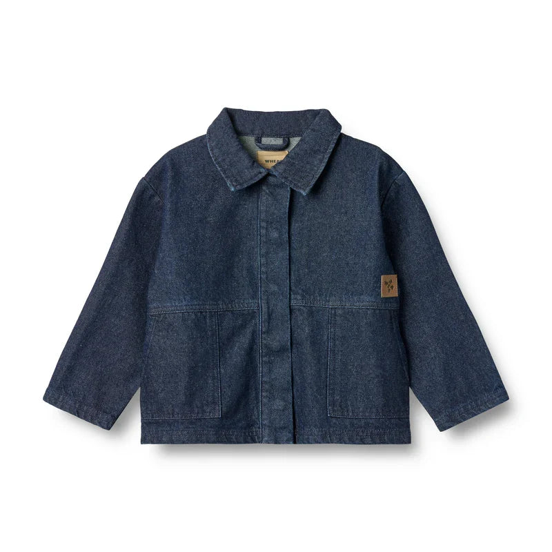 Overshirt Sola | Dark Blue | Wheat Kids-1