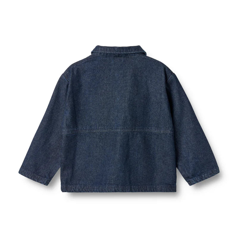 Overshirt Sola | Dark Blue | Wheat Kids-2