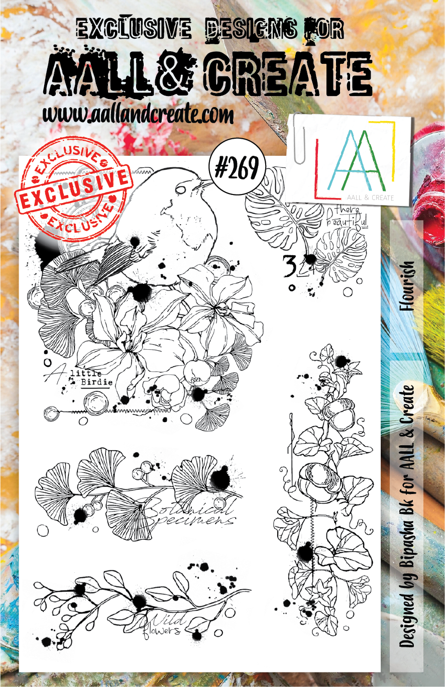 AALL and Create Stamp Set - 269 - Flourish-1