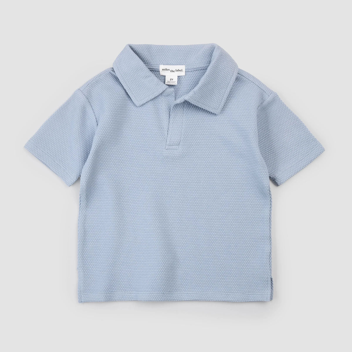 Polo Shirt | Powdered Blue | Miles the Label-1