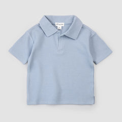 Polo Shirt | Powdered Blue | Miles the Label-1