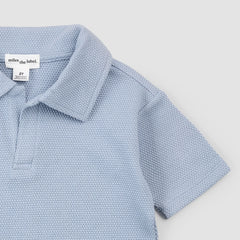 Polo Shirt | Powdered Blue | Miles the Label-2