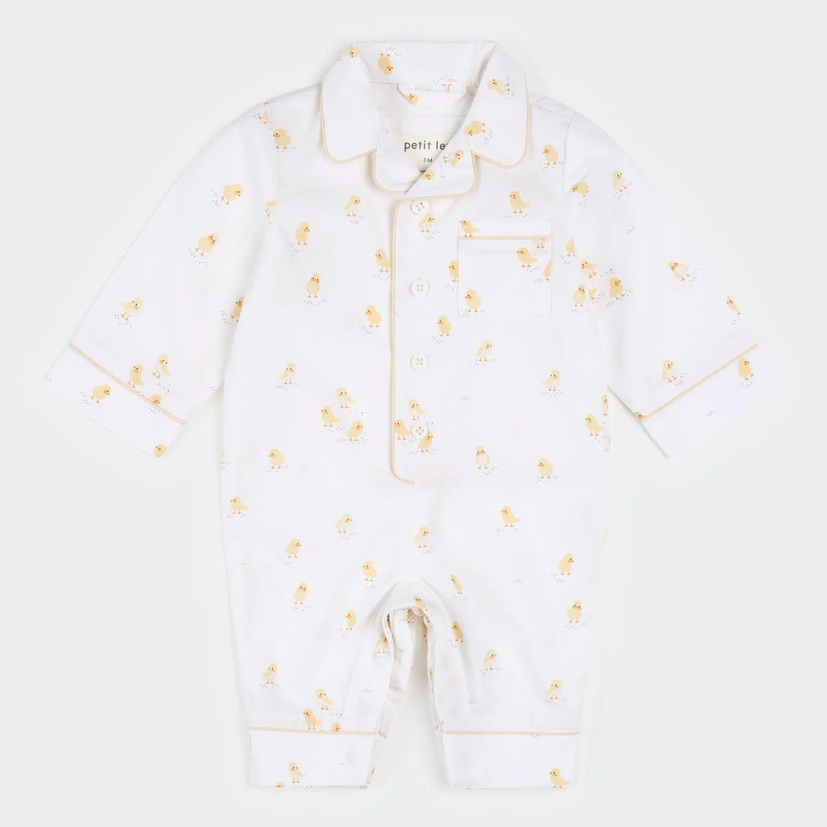 Poplin Sleeper | Chicks | Petit Lem-1