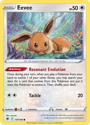 Eevee 119/189 - SWSH10 Astral Radiance-1