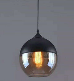 Industrial glass chandelier-7