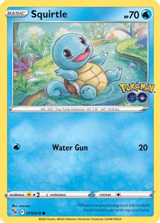 Squirtle 15/78 - Pokemon GO Reverse Holofoil-1