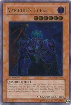 Vampire's Curse (UTR) (PTDN-EN090) - Phantom Darkness 1st Edition-1
