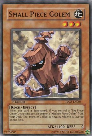 Small Piece Golem (TDGS-EN006) - The Duelist Genesis Unlimited-1
