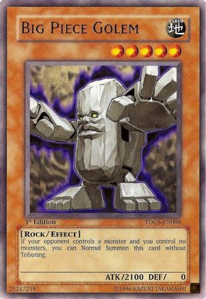 Big Piece Golem (TDGS-EN008) - The Duelist Genesis 1st Edition-1