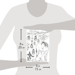 Ciao Bella Clear Stamp Set 6"x8" Winter Magic-3