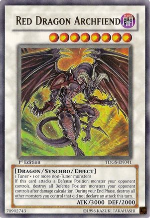 Red Dragon Archfiend (TDGS-EN041) - The Duelist Genesis 1st Edition-1