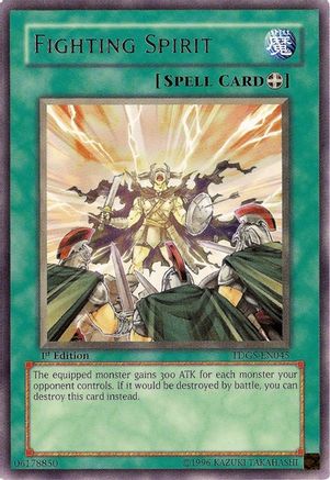 Fighting Spirit (TDGS-EN045) - The Duelist Genesis Unlimited-1