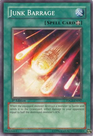 Junk Barrage (TDGS-EN047) - The Duelist Genesis 1st Edition-1