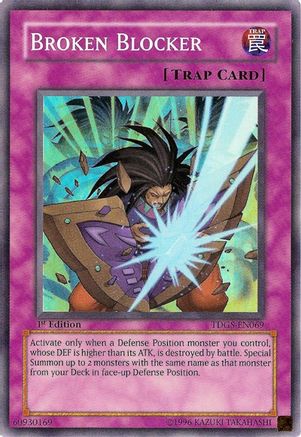 Broken Blocker (TDGS-EN069) - The Duelist Genesis 1st Edition-1