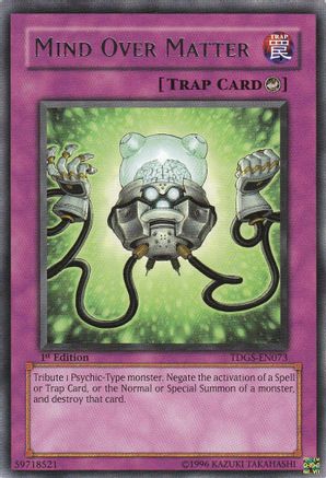 Mind Over Matter (TDGS-EN073) - The Duelist Genesis 1st Edition-1