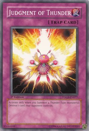 Judgment of Thunder (TDGS-EN077) - The Duelist Genesis Unlimited-1