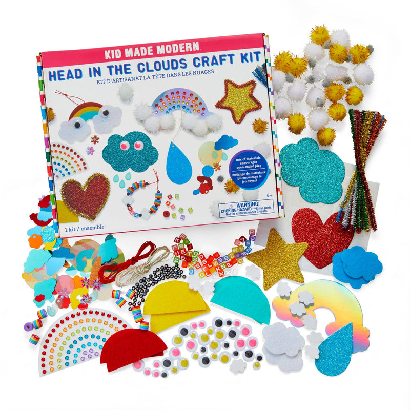 Kid Made Modern - Head in the Clouds Craft Kit - Ages 6+-4