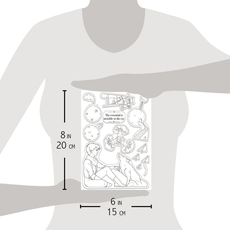 Ciao Bella Clear Stamp Set 6"x8" The Essential is Invisible-3
