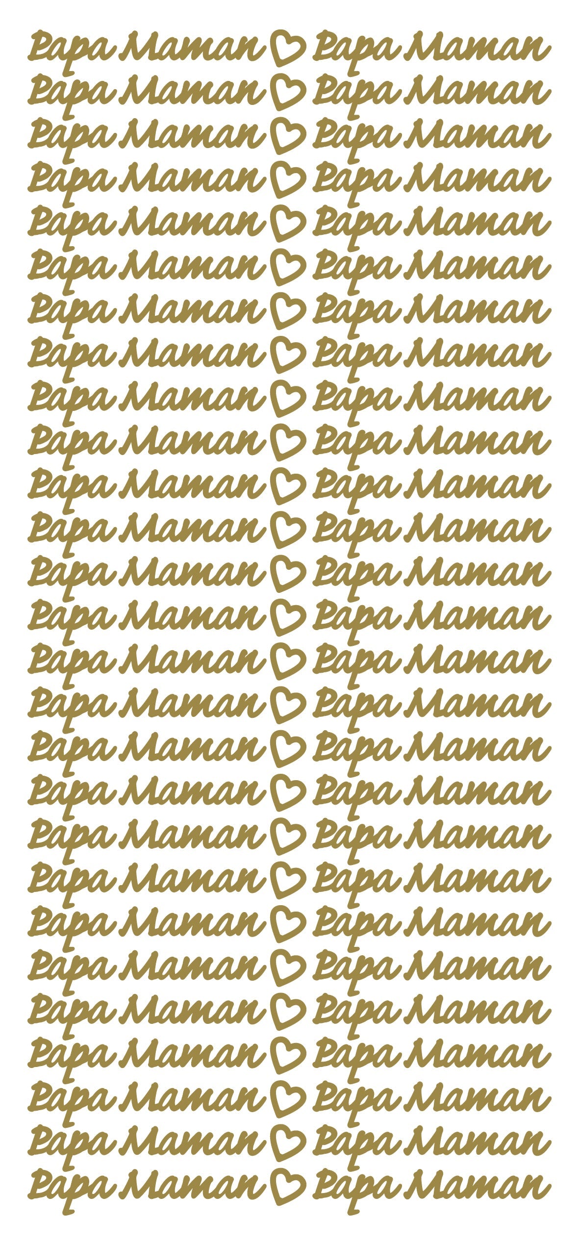Peel Off Stickers - Papa Maman-1