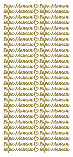 Peel Off Stickers - Papa Maman-1