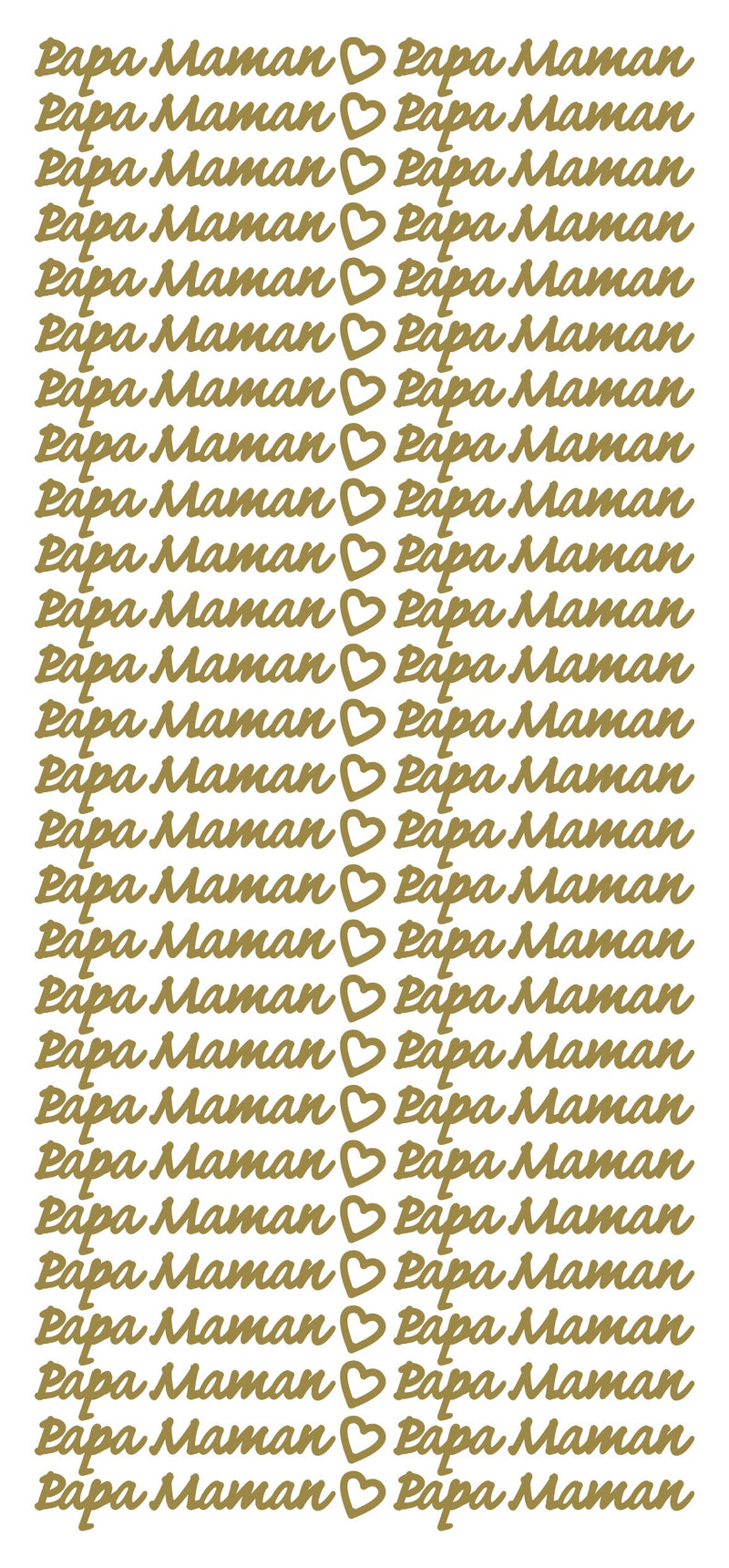 Peel Off Stickers - Papa Maman-1