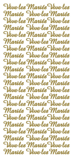 Pegatinas despegables - Vive les Mariés-1
