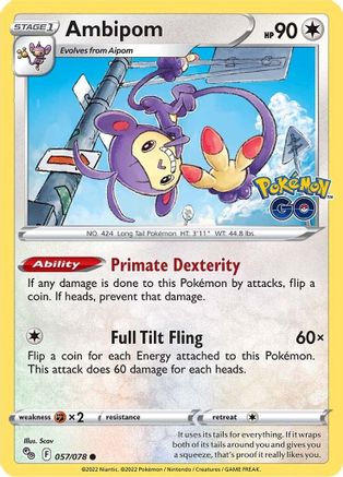 Ambipom 57/78 - Pokemon GO-1