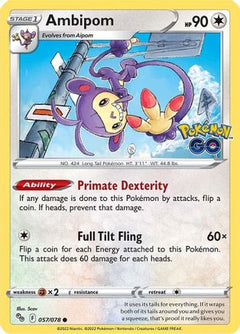 Ambipom 57/78 - Pokemon GO-1