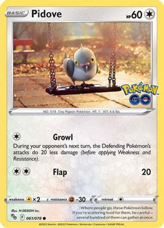 Pidove 61/78 - Pokemon GO-1