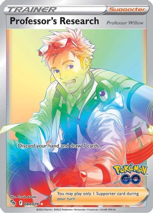Professor's Research (Secret) 84/78 - Pokemon GO Holofoil-1
