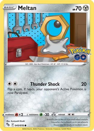Meltan 45/78 - Pokemon GO Reverse Holofoil-1