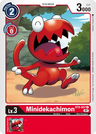 Minidekachimon (BT9-007) - X Record-1