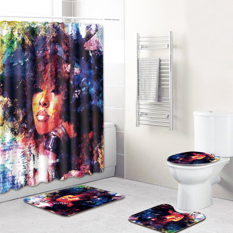 Bathroom Non-Slip Mat – Female Series 3-Piece Set-7