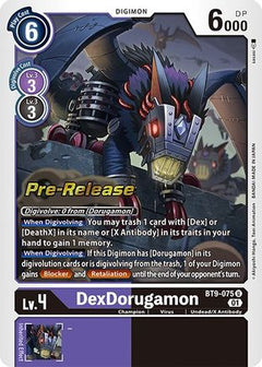 DexDorugamon (BT9-075) - X Record Pre-Release Cards Foil-1