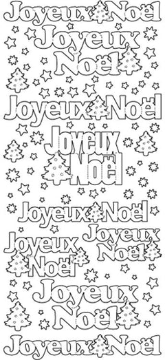 Peel-Off Stickers - Joyeux Noel-1