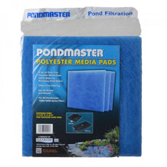Almohadillas filtrantes de poliéster fino Pondmaster, paquete de 3-1