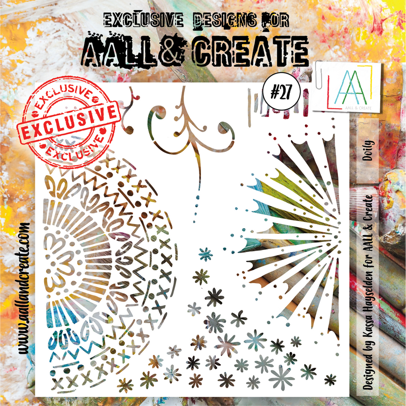AALL and Create Stencil - 27 - Doily-1
