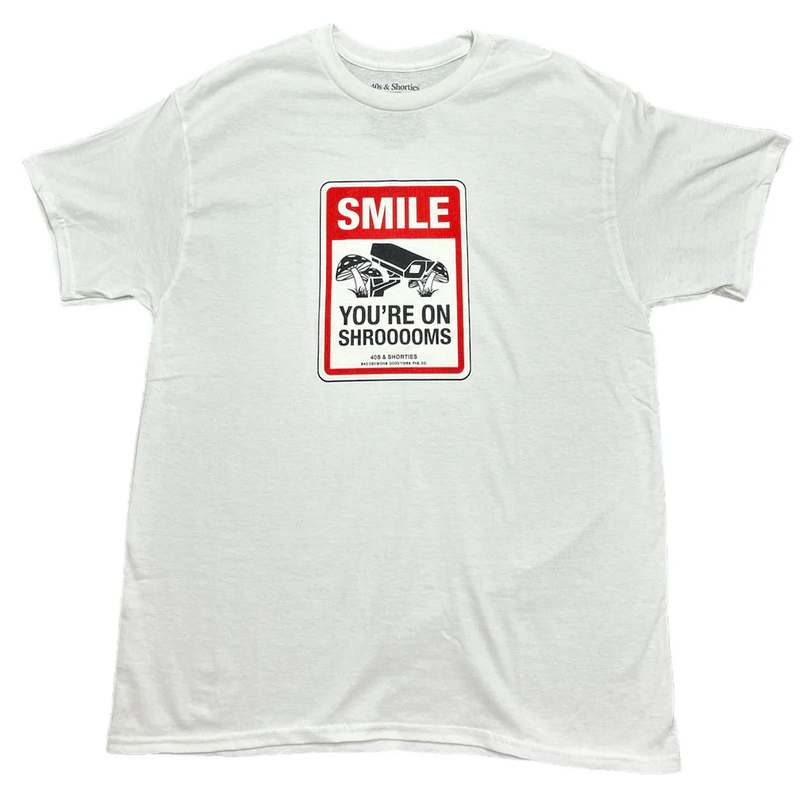 40’s & Shorties 'Smile' Tee - White-1