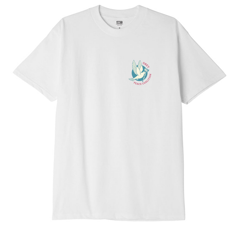 Obey 'Dove Barbed Wire' Tee - White-1
