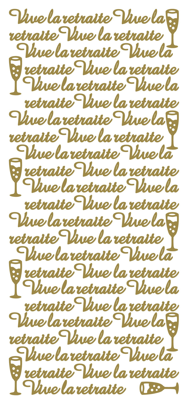 Pegatinas despegables - Vive la retraite-1