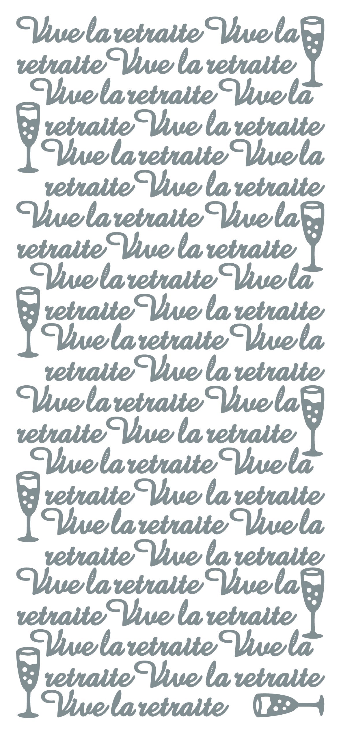 Pegatinas despegables - Vive la retraite-2